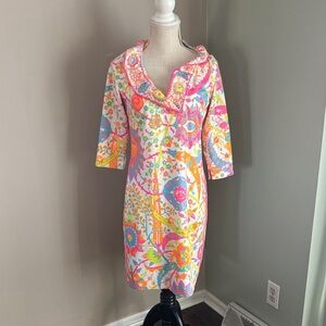 Gretchen Scott Designs Vibrant Floral Mini Dress